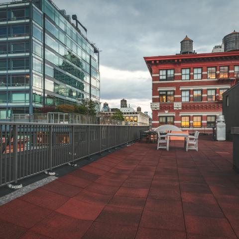 loft, apartment, kitchen, light, bathroom, rooftop, city view, 