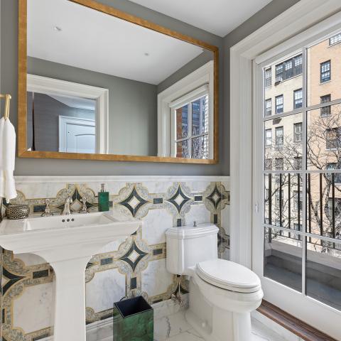 townhouse, brownstone, contemporary, kitchen, bathroom, terrace, rooftop, 