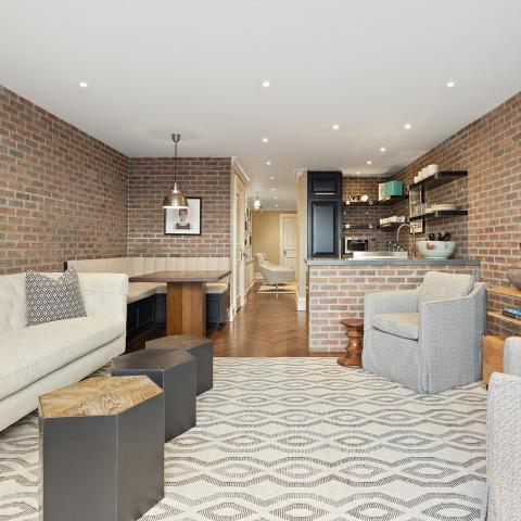 townhouse, brownstone, contemporary, kitchen, bathroom, terrace, rooftop, 