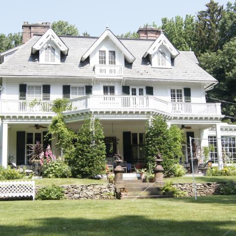 suburban, sunroom, garden, 