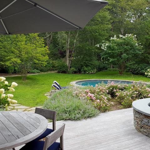 contemporary, Hamptons, water, pool, deck, beach, patio, 