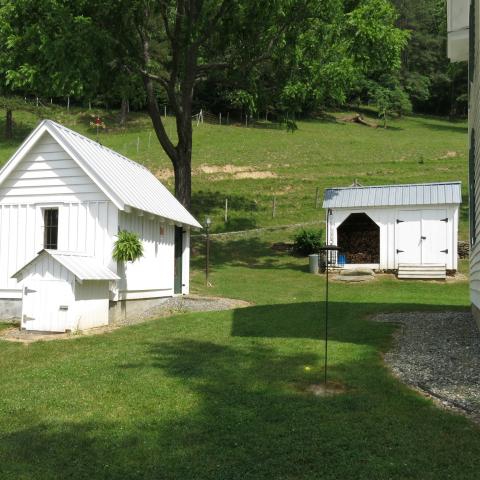 farm, farmhouse, field, water, pond, rural, stone, barn, Asheville, 