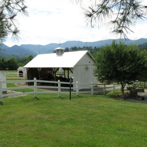 farm, farmhouse, field, water, pond, rural, stone, barn, Asheville, 