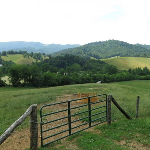 farm, farmhouse, field, water, pond, rural, stone, barn, Asheville, 