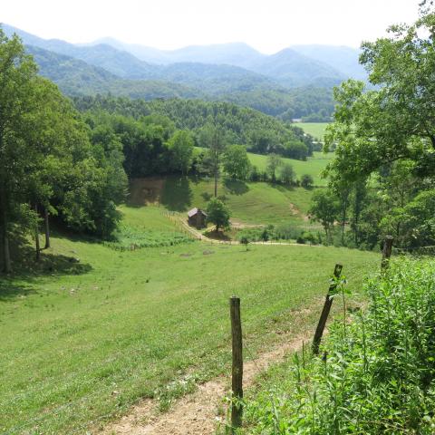 farm, farmhouse, field, water, pond, rural, stone, barn, Asheville, 