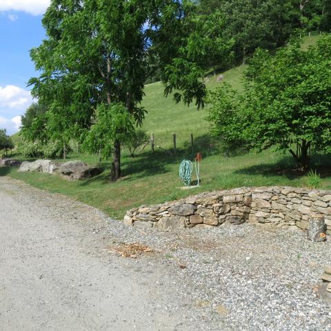 farm, farmhouse, field, water, pond, rural, stone, barn, Asheville, 