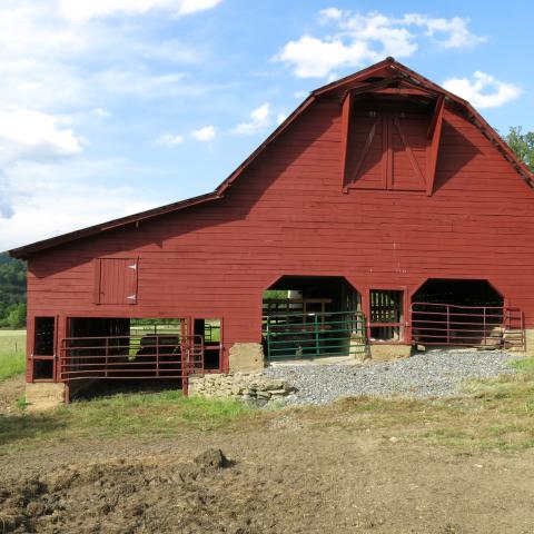 farm, farmhouse, field, water, pond, rural, stone, barn, Asheville, 