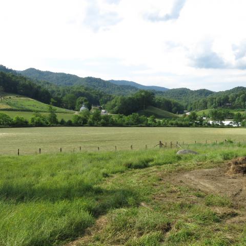 farm, farmhouse, field, water, pond, rural, stone, barn, Asheville, 