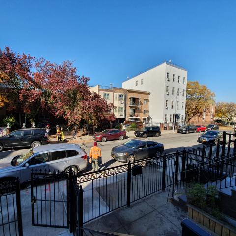 townhouse, contemporary, kitchen, light, airy, deck, staircase, bathroom, terrace, bedroom, 