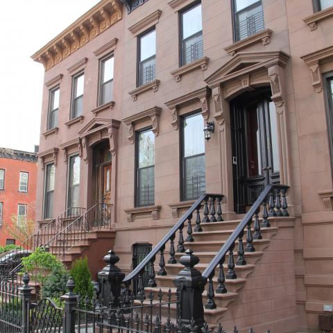 brownstone, townhouse, contemporary, 