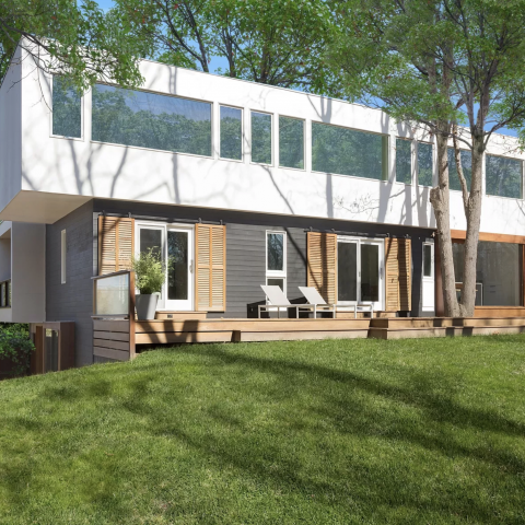 Hamptons, modern, pool, light, airy, deck, 