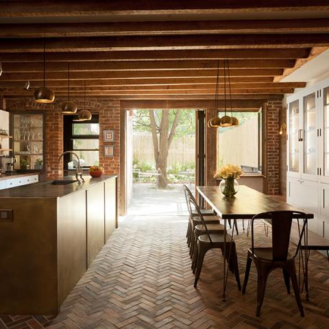 brownstone, wood, traditional, contemporary, kitchen, 