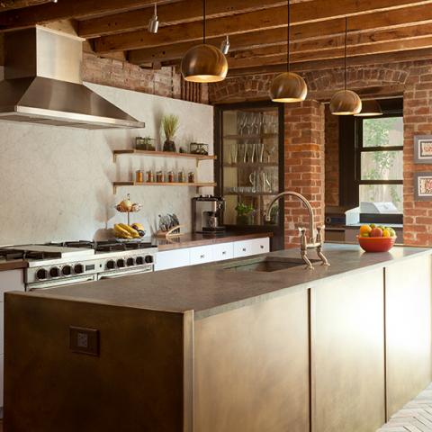 brownstone, wood, traditional, contemporary, kitchen, 