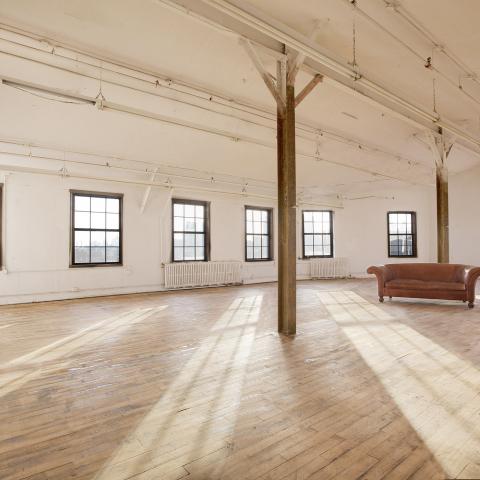 artist loft, studio, light, rustic, 