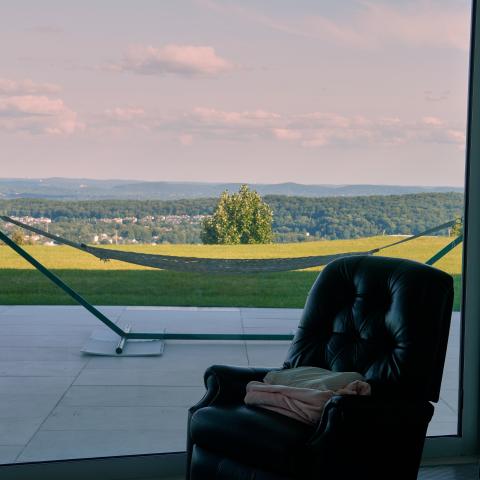 modern, contemporary, pool, view, 