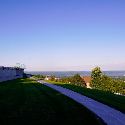 modern, contemporary, pool, view, 