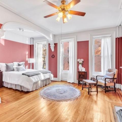 brownstone, townhouse, empty room, traditional, contemporary, 