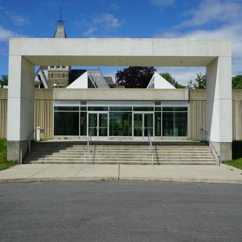 concrete, modern, museum, water, staircase, industrial, 