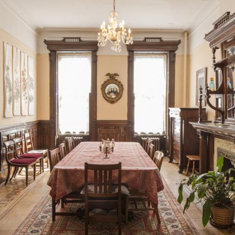 brownstone, traditional, staircase, 