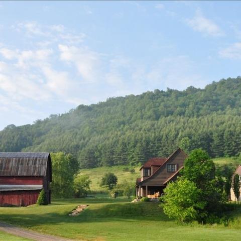 rural, water, barn, porch, patio, field, Asheville, 