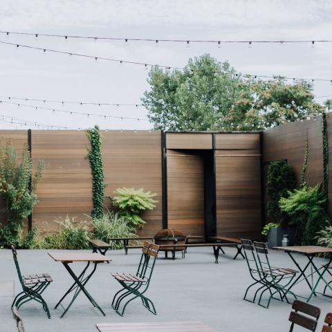 industrial, warehouse, deck, textured walls, bohemian, light, 