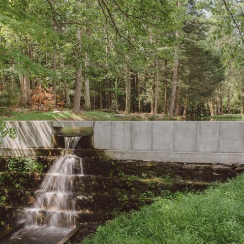 farmhouse, modern, contemporary, rural, glass, barn, water, 