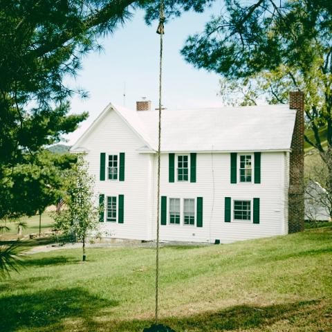 farm, farmhouse, field, water, pond, rural, stone, barn, Asheville, 