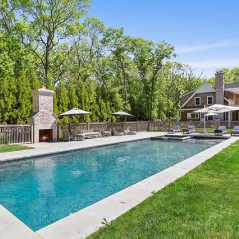 Hamptons, contemporary, pool, porch, patio, deck, 