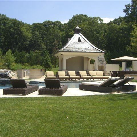 pool, garden, piano, mansion, estate, 