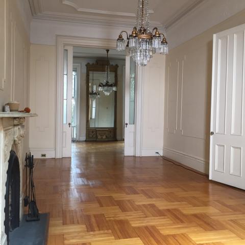 brownstone, townhouse, empty room, traditional, contemporary, 