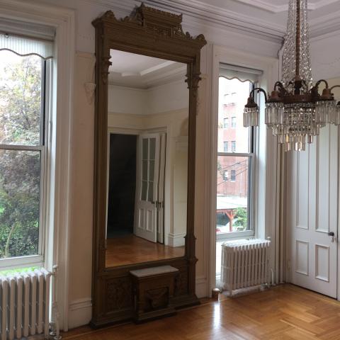 brownstone, townhouse, empty room, traditional, contemporary, 