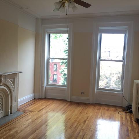 brownstone, townhouse, empty room, traditional, contemporary, 