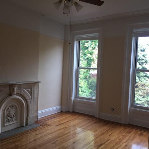 brownstone, townhouse, empty room, traditional, contemporary, 