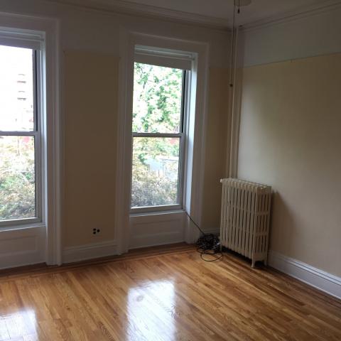 brownstone, townhouse, empty room, traditional, contemporary, 