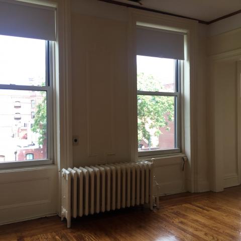 brownstone, townhouse, empty room, traditional, contemporary, 