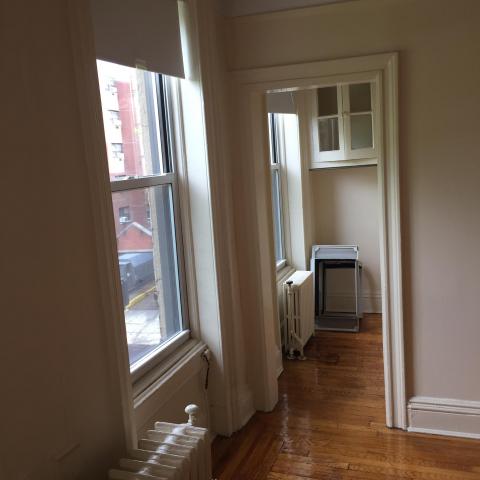 brownstone, townhouse, empty room, traditional, contemporary, 