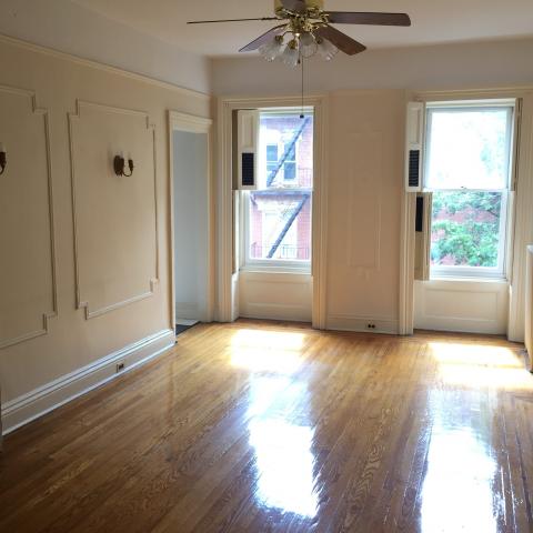 brownstone, townhouse, empty room, traditional, contemporary, 