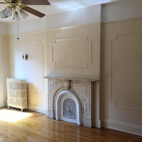 brownstone, townhouse, empty room, traditional, contemporary, 