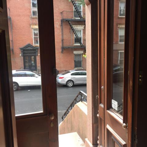 brownstone, townhouse, empty room, traditional, contemporary, 