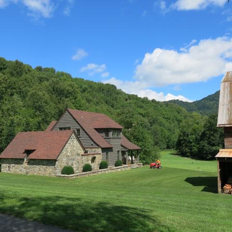 rural, water, barn, porch, patio, field, Asheville, 