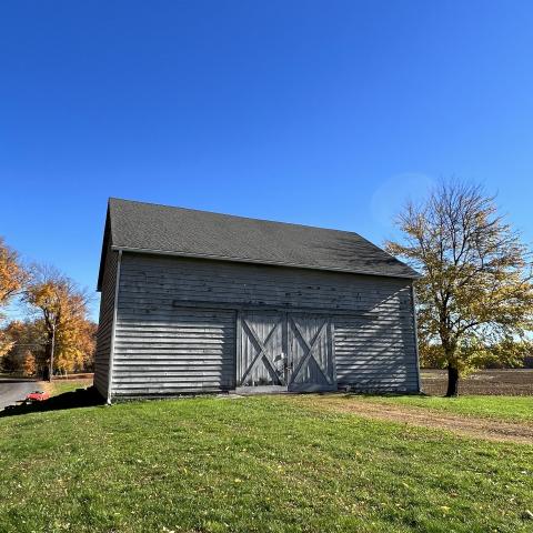 farmhouse, farm, rural, country, field, lake, barn, porch, 