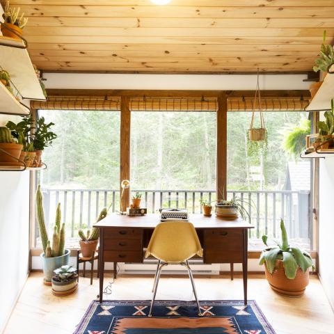 cabin, log house, rural, country, 