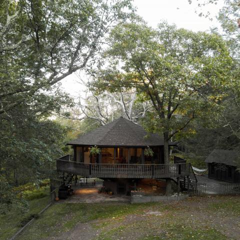 cabin, log house, rural, country, 