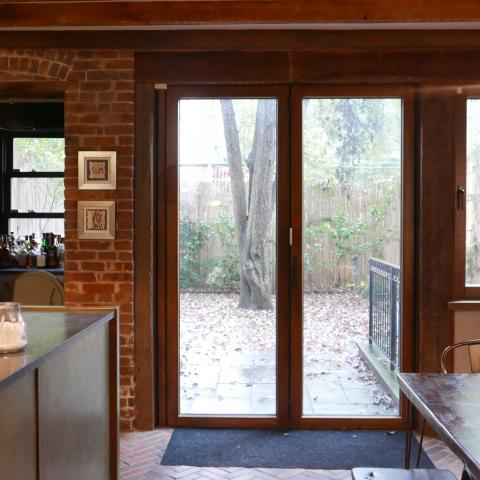 brownstone, wood, traditional, contemporary, kitchen, 