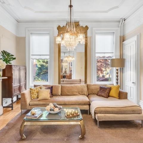 brownstone, townhouse, empty room, traditional, contemporary, 