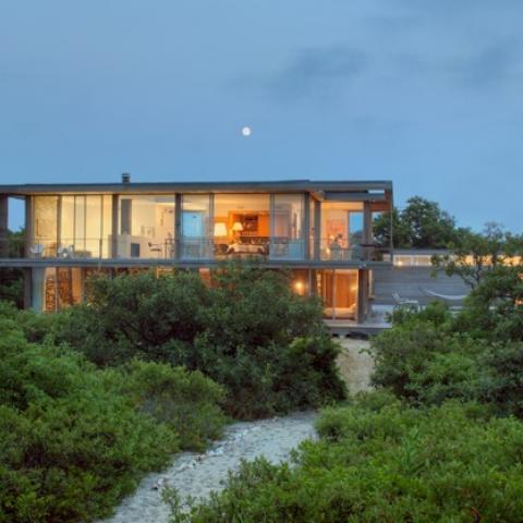 modern, beach, Hamptons, pool, glass, light, airy, deck, 