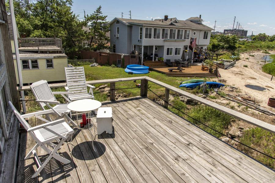 distressed, funky, bohemian, deck, water, beach, dock, colorful, 