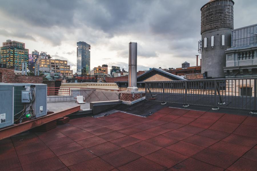 loft, apartment, kitchen, light, bathroom, rooftop, city view, 