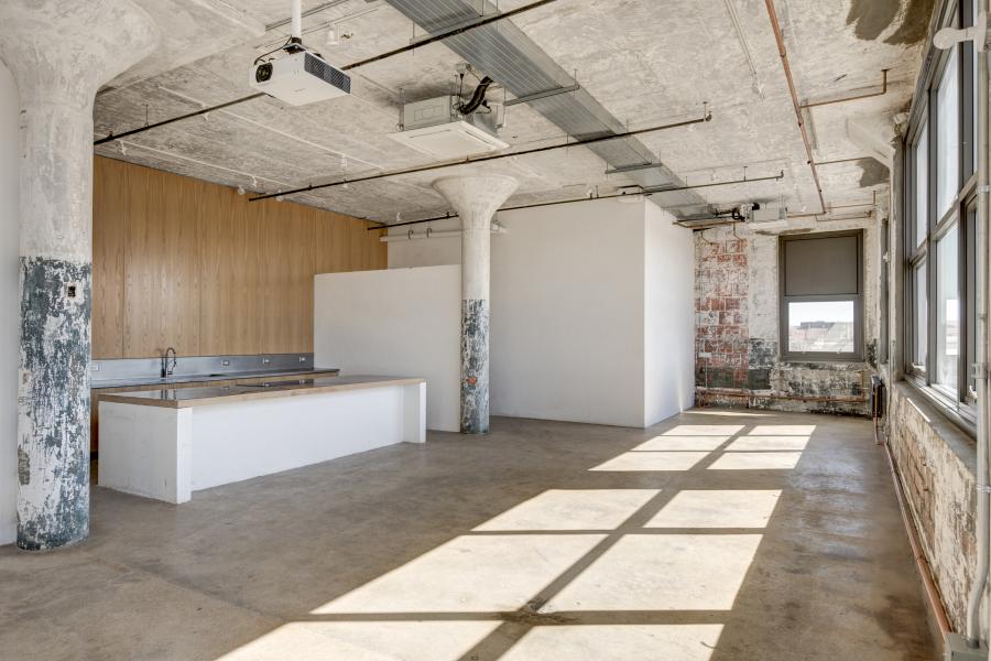 industrial, loft, light, concrete, 