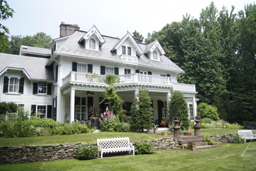 suburban, sunroom, garden, 